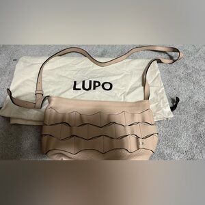 LUPO Barcelona Leather handbag used twice.